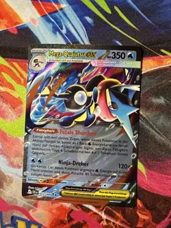 Pokemon Wachsendes Chaos Mega Quajutsu ex CRI 022/086 Near Mint deutsch - Image 1