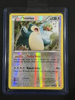 Snorlax 118/162 Reverse Holo XY BREAKthrough Pokemon NM - Image 1