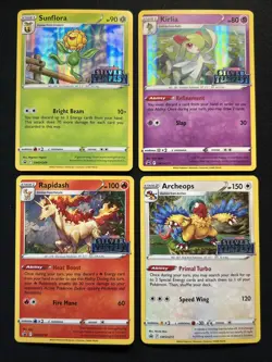 Pokemon Card TCG Silver Tempest Deck Stamped Promos Swsh269 270 271 272 - Image 1