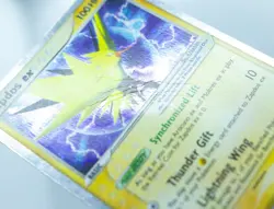 ZAPDOS EX #033 Ultra Rare Holo Swirl Black Star Promo - Pokemon Card 2005 - Image 5