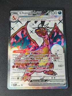 Pokemon TCG Charizard EX SVP056 Black Star Promo Full Art Holo Rare NM - Image 1