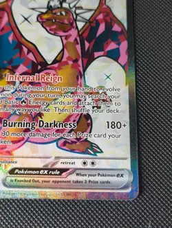 Pokemon TCG Charizard EX SVP056 Black Star Promo Full Art Holo Rare NM - Image 3
