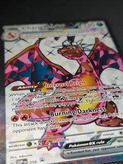 Pokemon TCG Charizard EX SVP056 Black Star Promo Full Art Holo Rare NM - Image 5