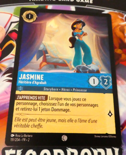 LORCANA TRADING CARD GAME TCG DISNEY CHAPITRE 2 CARTE JASMINE 151/204 FR NM - Image 1