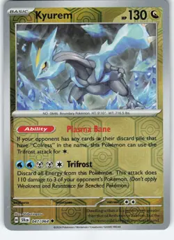 Kyurem 047/064 Uncommon Reverse Holo SV: Shrouded Fable NM Pokemon - Image 1