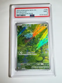 Bulbasaur 166 Pokemon 151 - PSA 9 - Image 1