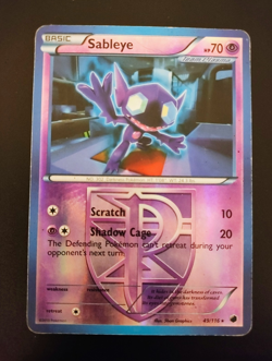 Sableye Team Plasma Plasma Freeze Reverse Holo Rare #49/116 ENG 2013 HP-DM - Image 1