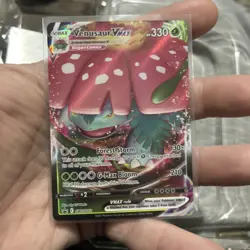 Pokemon TCG Venusaur VMAX SWSH102 Full Art Holo Black Star Promo - Image 1