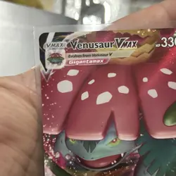 Pokemon TCG Venusaur VMAX SWSH102 Full Art Holo Black Star Promo - Image 2