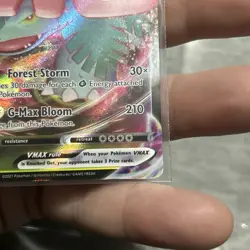 Pokemon TCG Venusaur VMAX SWSH102 Full Art Holo Black Star Promo - Image 4