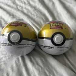 2x Pokemon FACTORY SEALED Pokeball Tin J21 - Evolving Skies & Fusion strike - Image 1