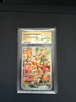 Pokemon Eevee Illustration Rare Twilight Masquerade 188/167 Ace 10 - Image 1