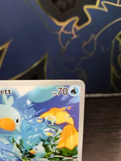 Ducklett 109/086 Illustration Rare IR - English Pokemon Full Art White Flare NM - Image 3