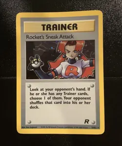Pokemon Rocket's Sneak Attack Holo Rare 16/82 WOTC Vintage 2000 - Image 1
