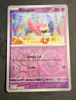 Slowpoke 57/142 Common Stellar Crown Pokemon Reverse Holo 👌 - Image 1