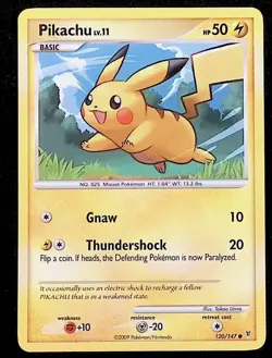 Pikachu Pokemon Supreme Victors Lightning Basic Common - Image 1