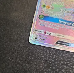 Pokemon TCG Rayquaza GX 177/168 SM Celestial Storm Secret Rare Full Art Holo - Image 3