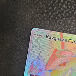 Pokemon TCG Rayquaza GX 177/168 SM Celestial Storm Secret Rare Full Art Holo - Image 4