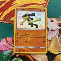 Pokemon Hidden Fates Shiny Riolu SV21/SV94 NM/MCondition - Image 1