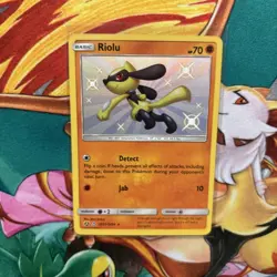 Pokemon Hidden Fates Shiny Riolu SV21/SV94 NM/MCondition - Image 3