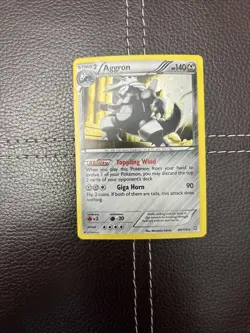 Pokemon TCG - Aggron - 80/124 - Dragons Exalted - LP Cosmos Holo Rare (2012) - Image 1