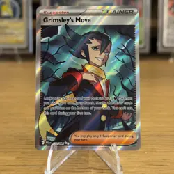 Pokemon TCG Phantasmal Flames Grimsleys Move 120/094 Ultra Rare Full Art Trainer - Image 1