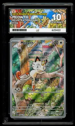 meowth 106/094 - ACE 10 Phantasmal Flames Pokemon Card - Image 1