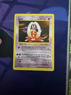Jynx 031/102 Base Set (Shadowless) Uncommon Pokemon Card WOTC LP+ - Image 1