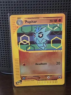 Pupitar 90/165 Expedition Base Set 2002 Reverse Holo Uncommon Card - NM - Image 1