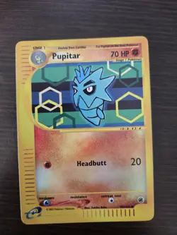 Pupitar 90/165 Expedition Base Set 2002 Reverse Holo Uncommon Card - NM - Image 2