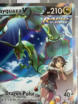 Rayquaza V (194/203) Evolving Skies Full Art Ultra Rare Pokemon Card! - Image 1