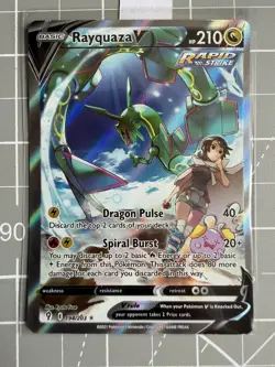 Rayquaza V (194/203) Evolving Skies Full Art Ultra Rare Pokemon Card! - Image 2