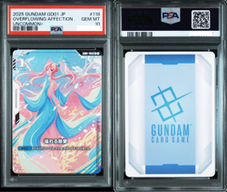 PSA 10 Overflowing Affection U+ Parallel GD01-118 2025 Japan Gundam Card Game - Image 1