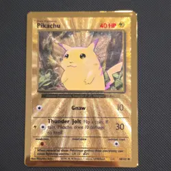 Pokemon Pikachu TCG Gold Metal Celebrations Ultra Premium Collection Card 58/102 - Image 1