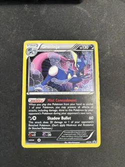 Pokemon TCG Greninja XY Black Star Promo Holo Card XY24 - Image 1