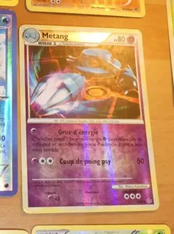 TCG POKEMON FRENCH REVERSE HOLO CARD CARTE METANG 80PV 33/95 VF FR FRANCAISE ** - Image 1