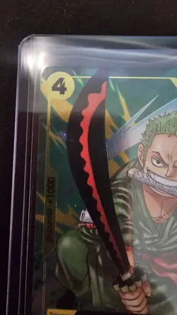 Bandai Roronoa Zoro P-042 One Piece Promotion Cards Promo 5000 Power ENG Foil - Image 4
