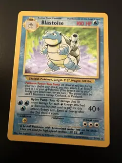 Blastoise 2/102 Base Set Unlimited 1999 Pokemon Card Holo Rare NM - Image 1