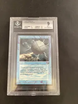 4 BGS Mint 9 MTG Legends Boomerang/Energy Tap/Cyclopean Mummy/Divine Offering - Image 3