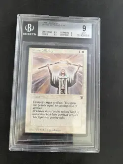 4 BGS Mint 9 MTG Legends Boomerang/Energy Tap/Cyclopean Mummy/Divine Offering - Image 5