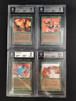 4 BGS Magic: The Gathering Legends Hornet Cobra Subdue Durkwood Boars Cocoon - Image 1