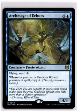 Archmage of Echoes Wilds of Eldraine Commander 9 LP x1 MTG Magic: the Gathering - Image 1