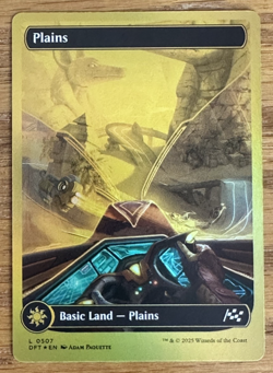 MTG Aetherdrift, Plains 0507 - First Place Foil - Image 1