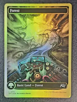 Mtg Forest (0511) (First-Place Foil) Aetherdrift Foil ID 326 - Image 1