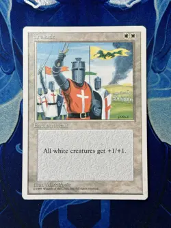 Cru Sade Fourth Edition Moderately Played MP+ Magic The Gathering FREE SHIPPING! - Image 1
