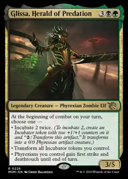 4x Glissa, Herald of Predation NM-Mint, English March of the Machine MTG Magic - Image 1