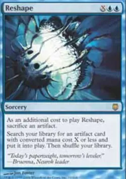 MTG Reshape - Foil, Moderate Play, English Darksteel - Image 1
