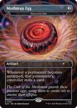Mothman Egg Foil Mesmeric Orb Secret Lair X Fallout HOLO FOIL: Rad MTG SLD - Image 1