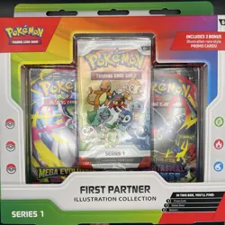 POKEMON TCG FIRST PARTNER ILLUSTRATION COLLECTION BOX FACTORY SEALED A - Image 1