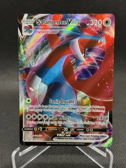 Pokemon Salamence VMAX Ultra Rare SWSH03: Darkness Ablaze 144/189 NM - Image 1